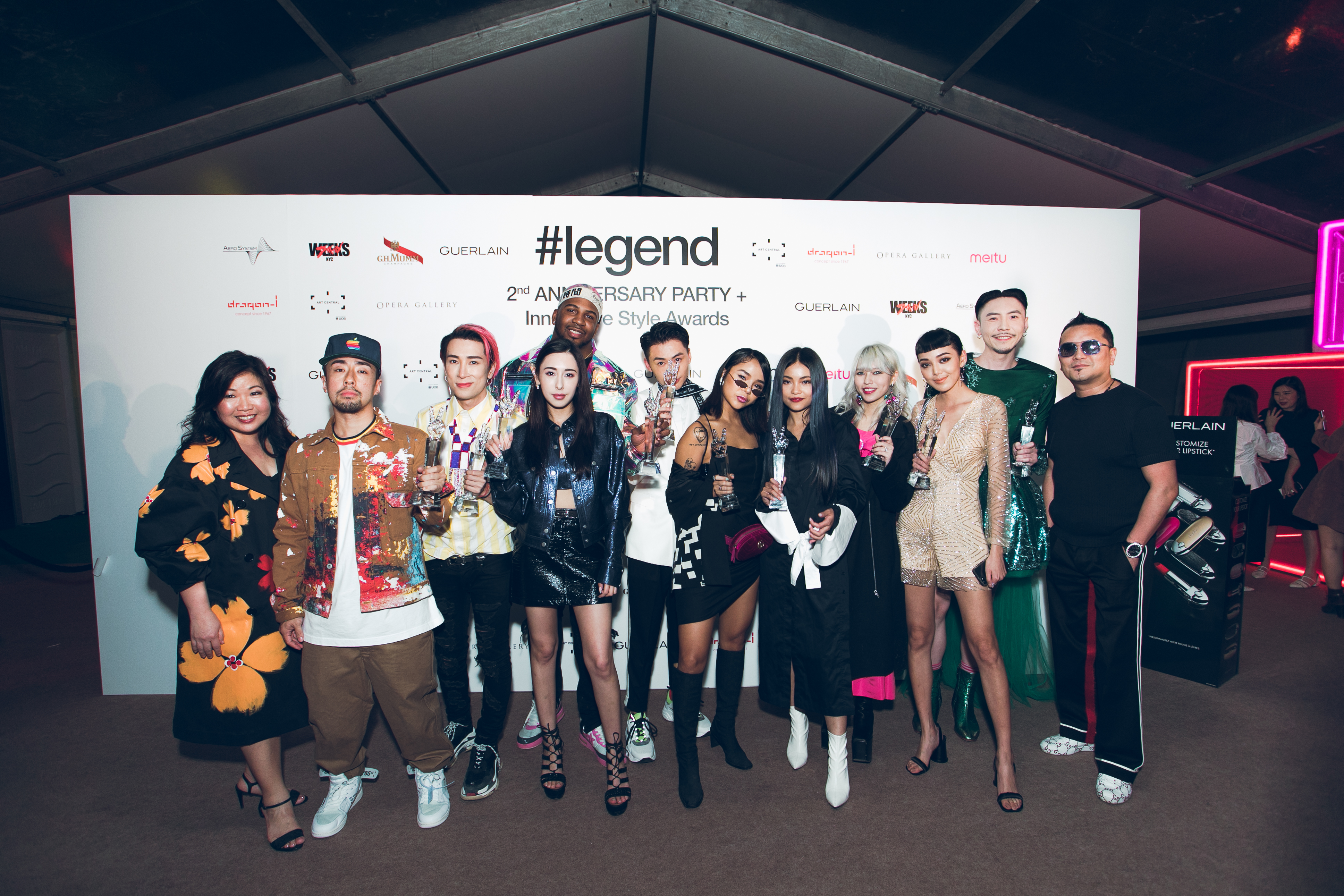 #legend's Innovative Style Awards winners at our 2nd anniversary party at Art Central